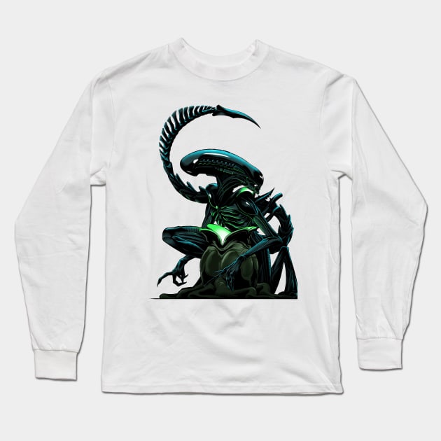 Alien Long Sleeve T-Shirt by theninjabot